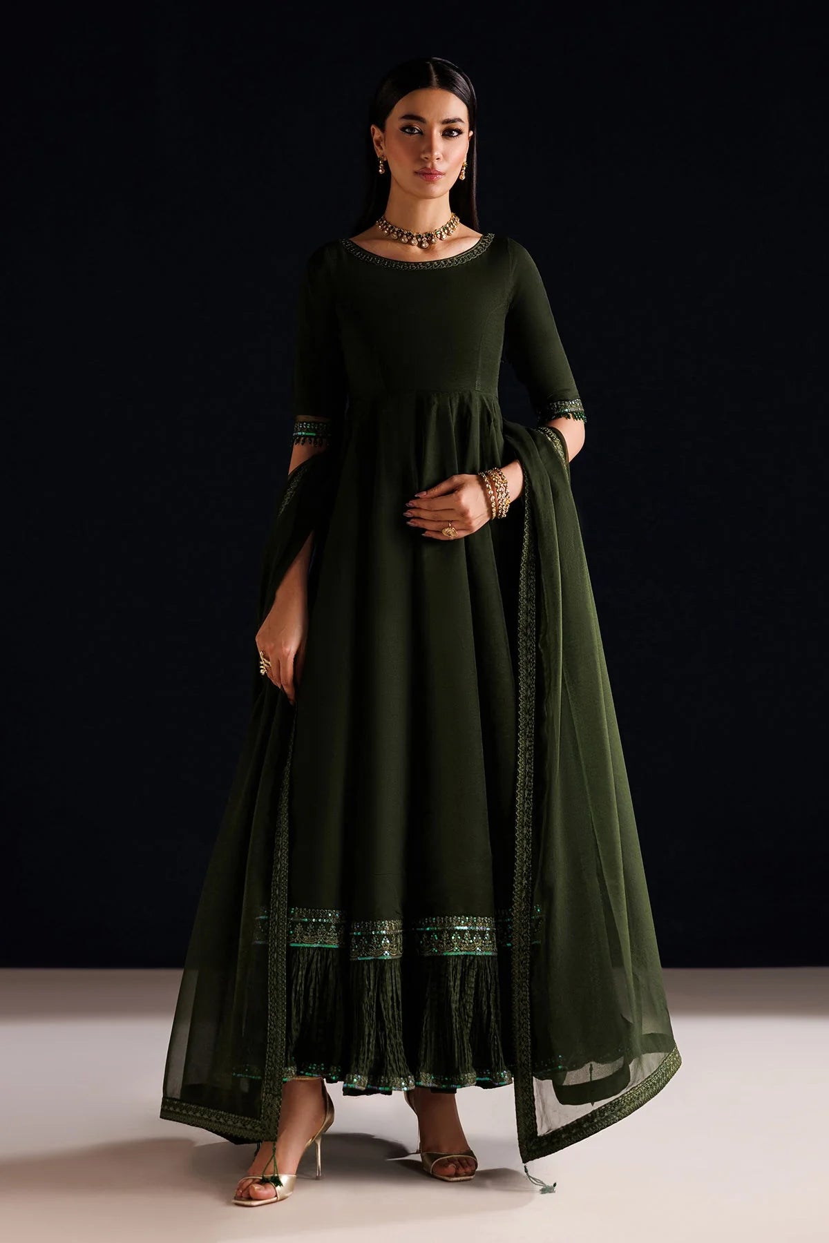 Baroque - Pret Formal | EMBROIDERED CHIFFON PR-1316