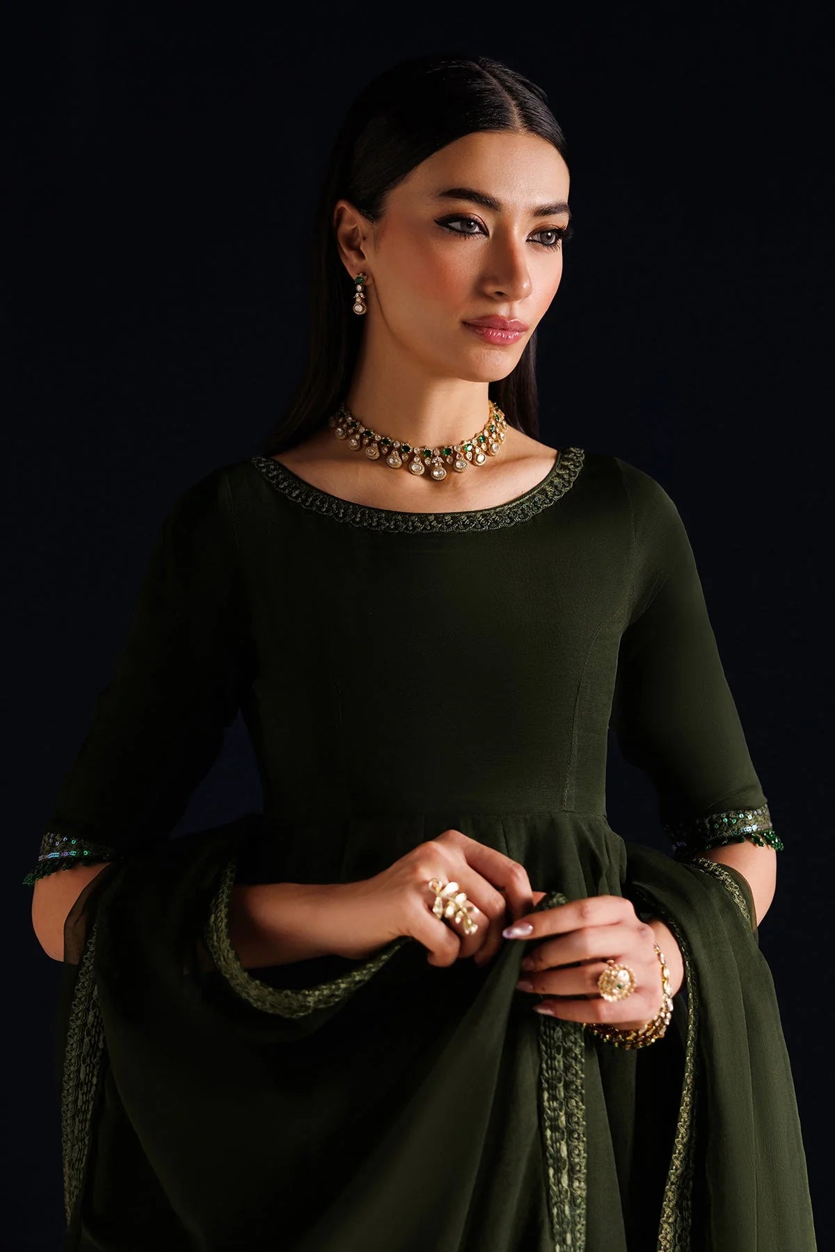Baroque - Pret Formal | EMBROIDERED CHIFFON PR-1316