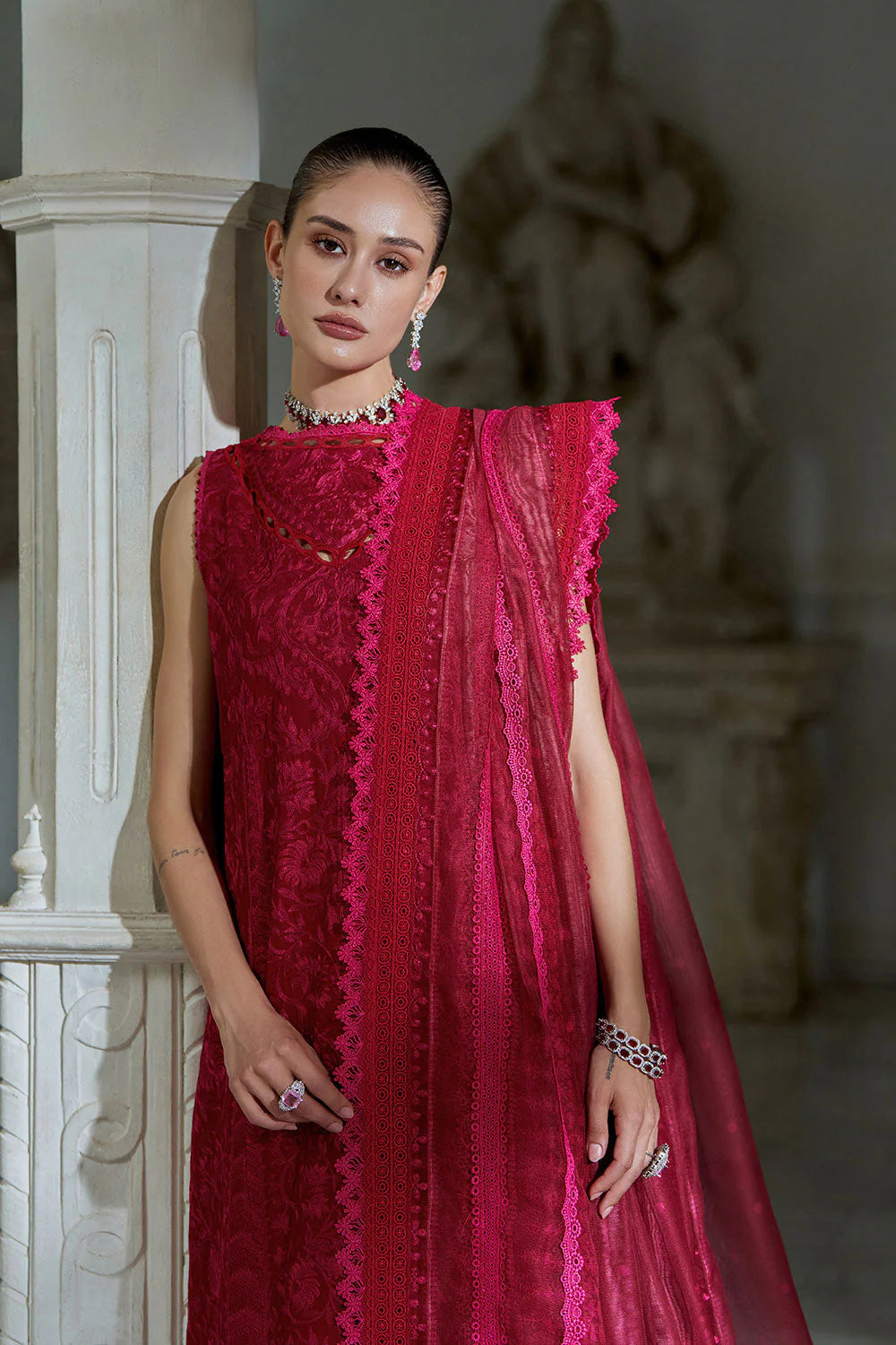Design 9B Luxury Lawn Eid Edition 2026 Unstitched