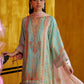 Farah Talib Aziz Mayna Festive Prints '25 - Juni Aqua Shirt And Dupatta