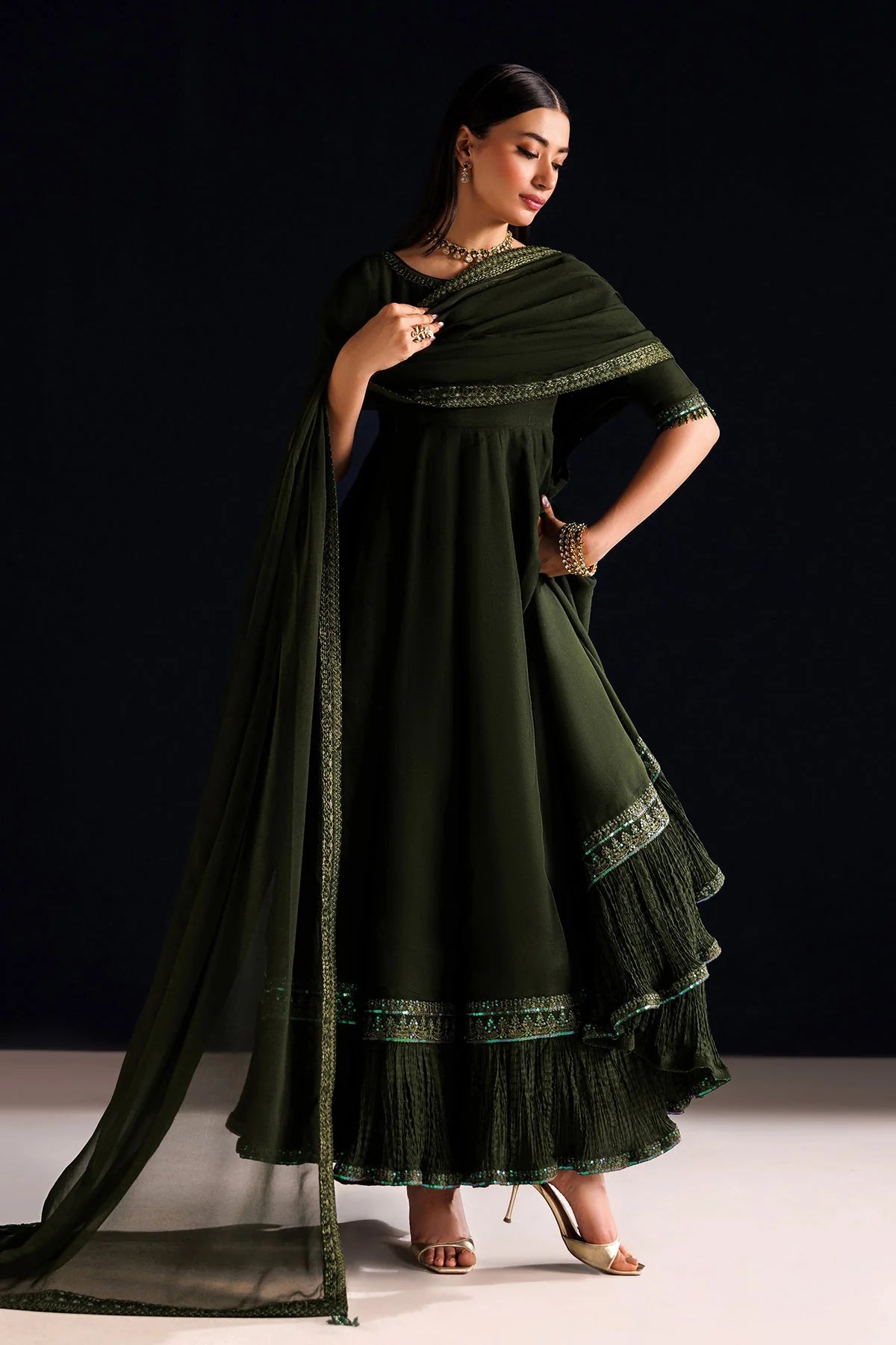 Baroque - Pret Formal | EMBROIDERED CHIFFON PR-1316