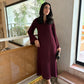 Sak Atelier Burgundy Ellie Set