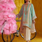 Farah Talib Aziz Mayna Festive Prints '25 - Juni Aqua Shirt And Dupatta