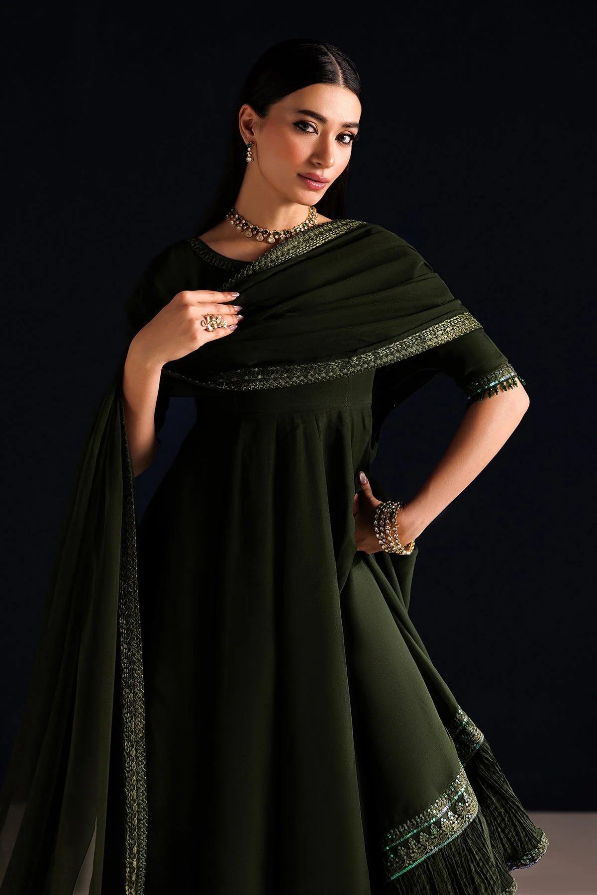 Baroque - Pret Formal | EMBROIDERED CHIFFON PR-1316