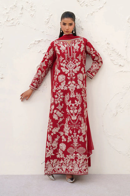 BAROQUE | EMBROIDERED RAW SILK SF-4386