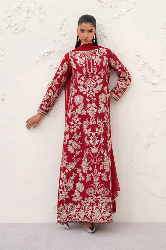 BAROQUE | EMBROIDERED RAW SILK SF-4386