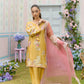 Custard | Zarayna-Festive Formals '25 | Flairs Studio