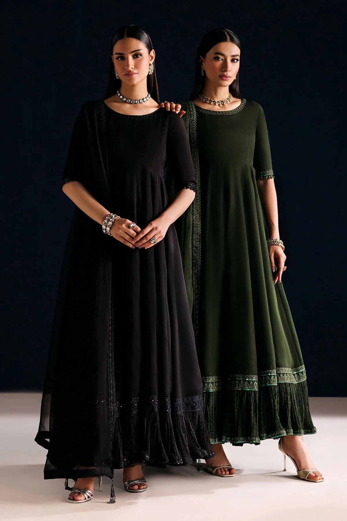 Baroque - Pret Formal | EMBROIDERED CHIFFON PR-1317