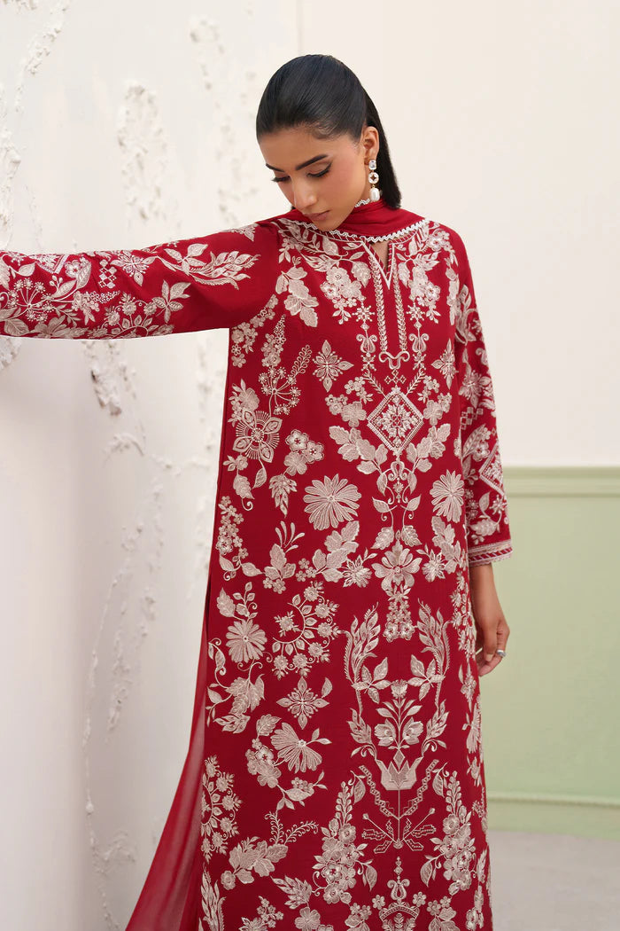 BAROQUE | EMBROIDERED RAW SILK SF-4386