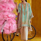 Farah Talib Aziz Mayna Festive Prints '25 - Juni Aqua Shirt And Dupatta