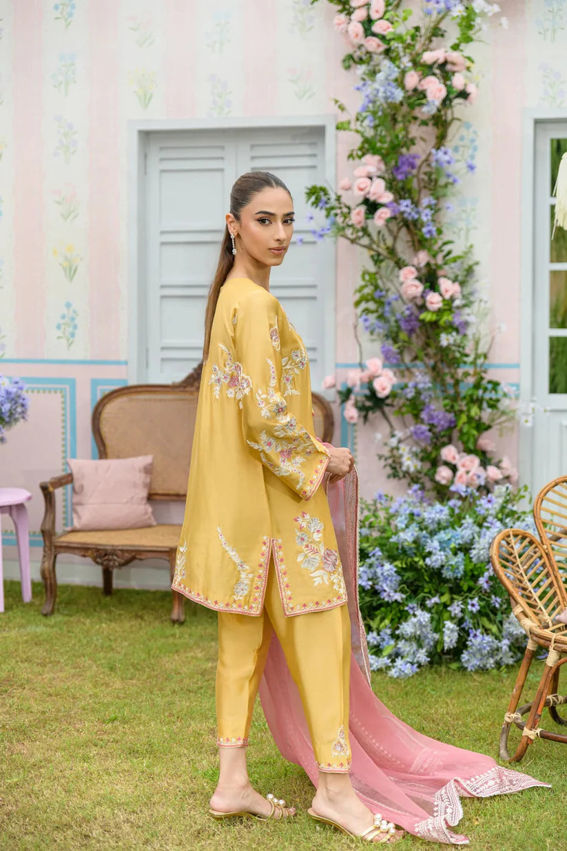 Custard | Zarayna-Festive Formals '25 | Flairs Studio