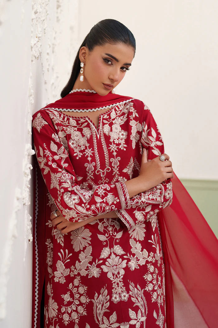 BAROQUE | EMBROIDERED RAW SILK SF-4386