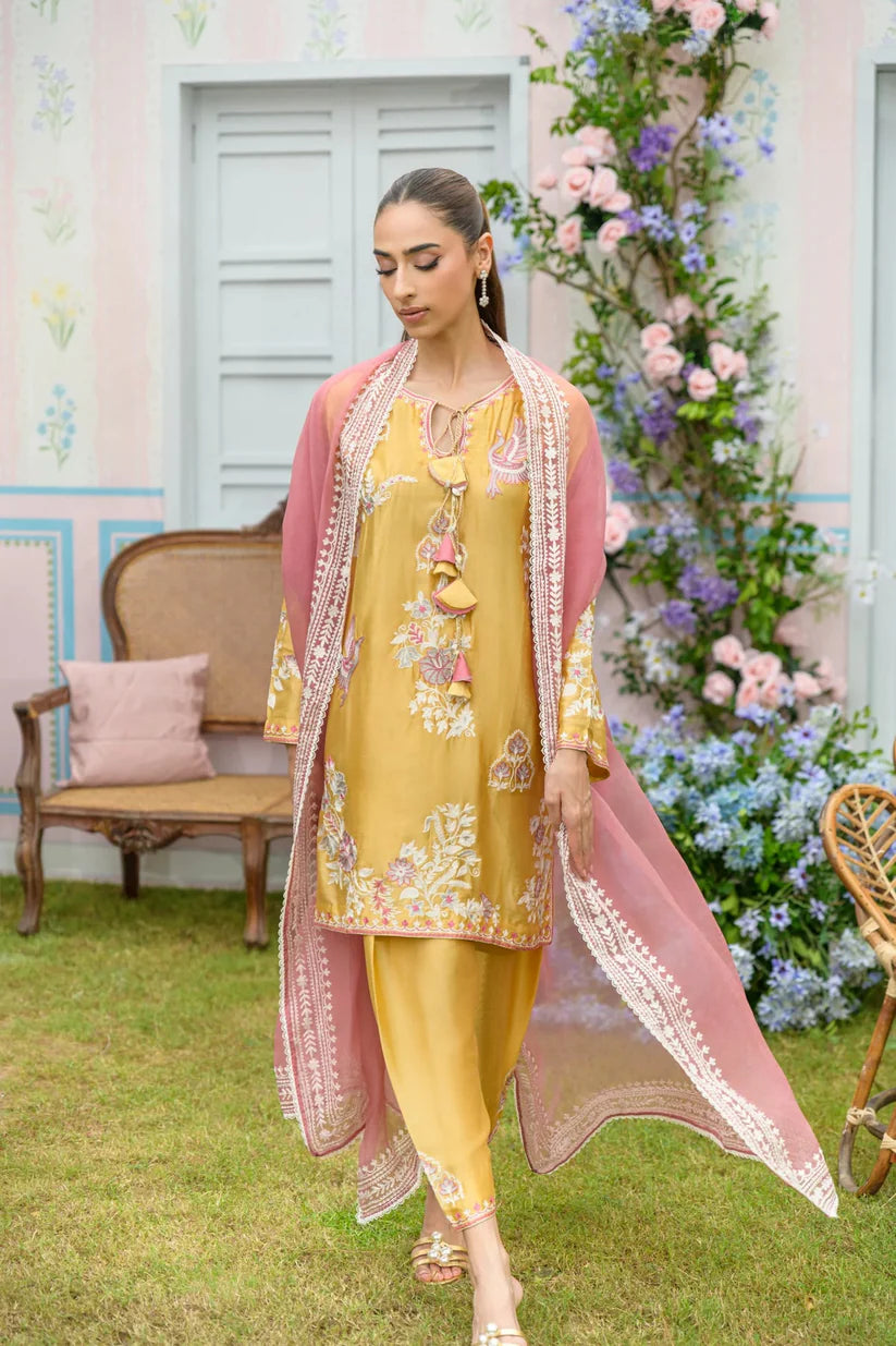 Custard | Zarayna-Festive Formals '25 | Flairs Studio