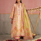 Farah Talib Aziz Mayna Festive Prints '25 - Eda Apricot Shirt And Dupatta