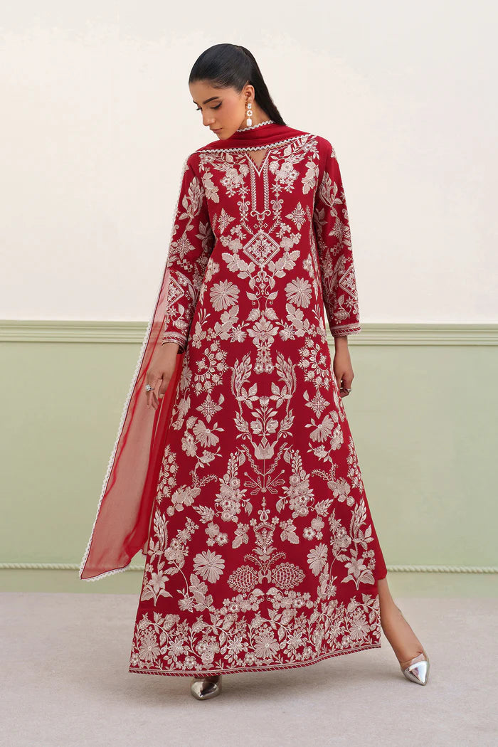 BAROQUE | EMBROIDERED RAW SILK SF-4386