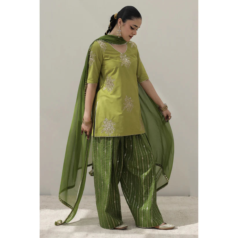 Montone Green Outfit | Choti Eid' 26 | DYOT