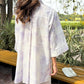 Sak Atelier Purple Tie & Dye Chickenkari Toby Tunic With Skinny Shalwar