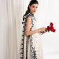 IVORY & BLACK LUXURY EMBROIDERED 3PCS SET NPA3-25422 (EID 2025 READY TO WEAR) | Zaib (RTS)