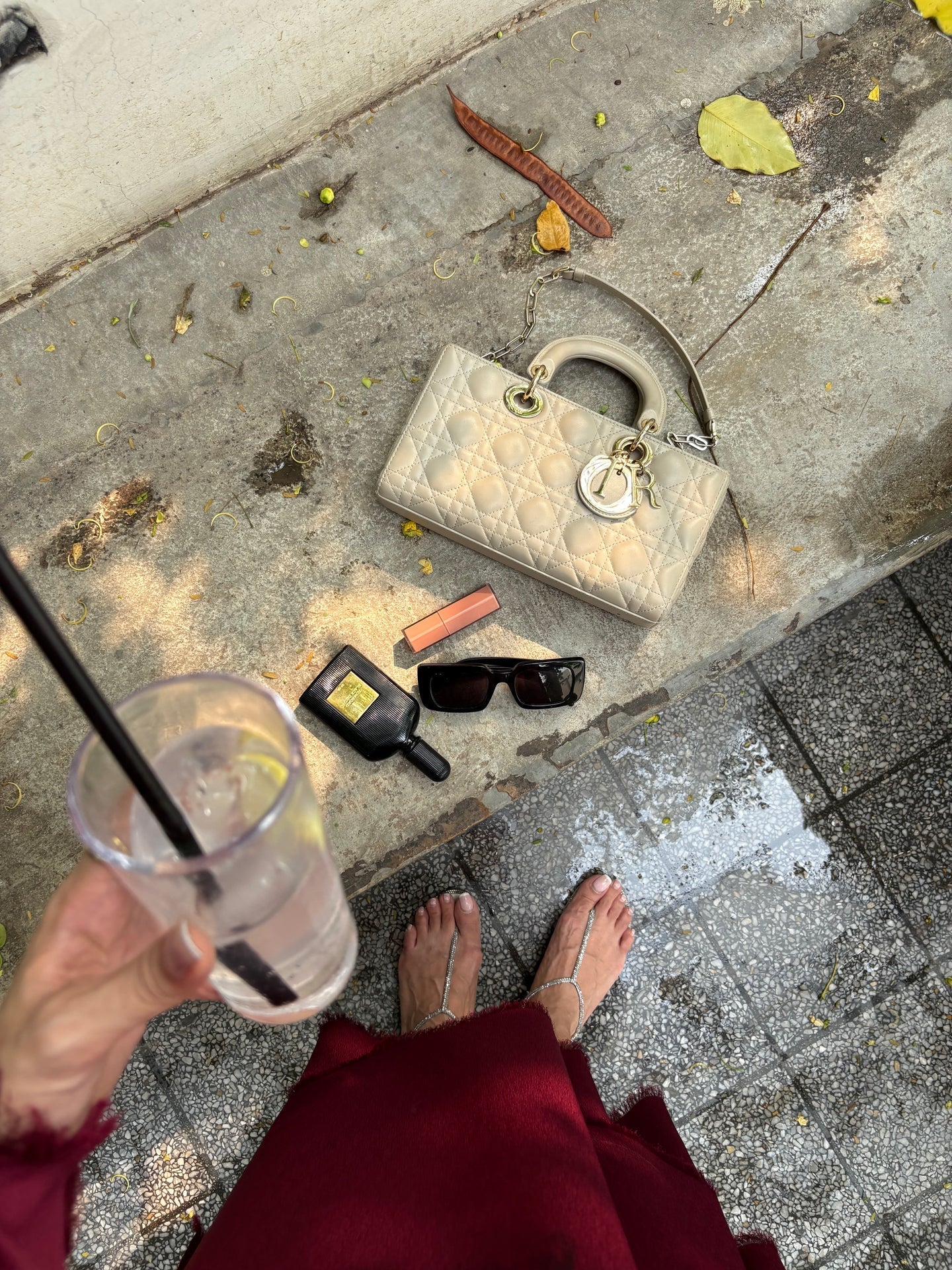 Sak Atelier Burgundy Carlo Set