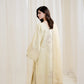 Zaib SS Eid Pret '25- BUTTER YELLOW LUXURY EMBROIDERED 3PCS SET NPA3-25420
