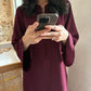 BURGUNDY ELLIE SET | Sak Atelier