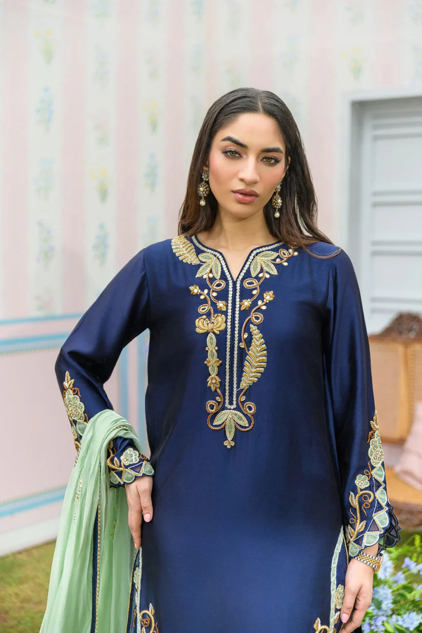 Midnight Blue | Zarayna-Festive Formals '25 | Flairs Studio