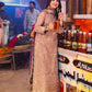 AJKK-04 EMBROIDERED CHIFFON 3 PCS PINK SUIT-SET