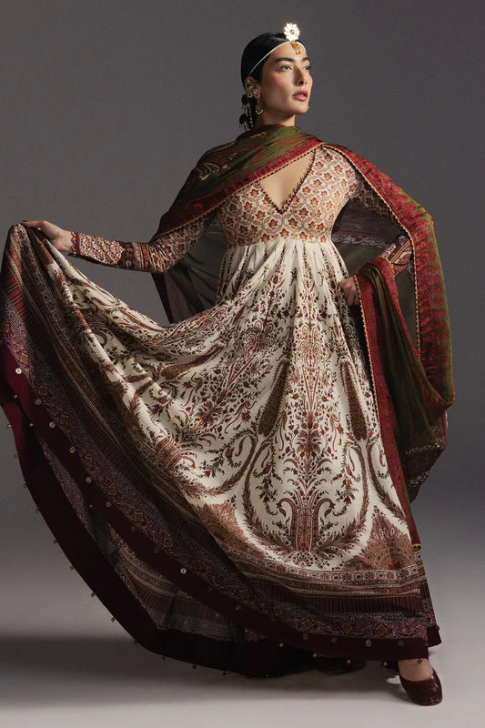 SHAHKAR-D3 | Zara Shahjahan Unstitched Anarkali’26