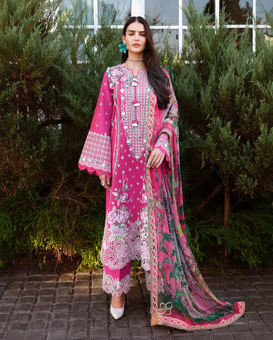 Mushq Amoi | Luxury Lawn 2026 || Blushing Rose