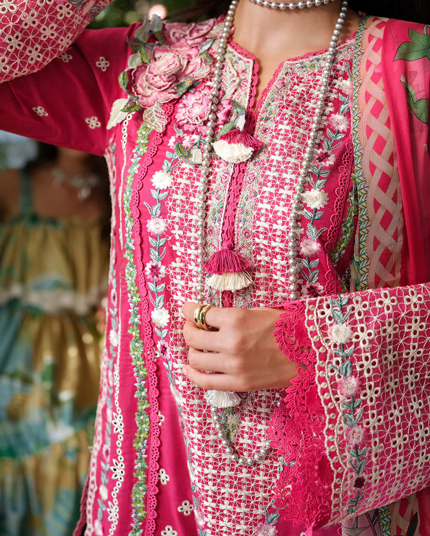 Mushq Amoi | Luxury Lawn 2026 || Blushing Rose