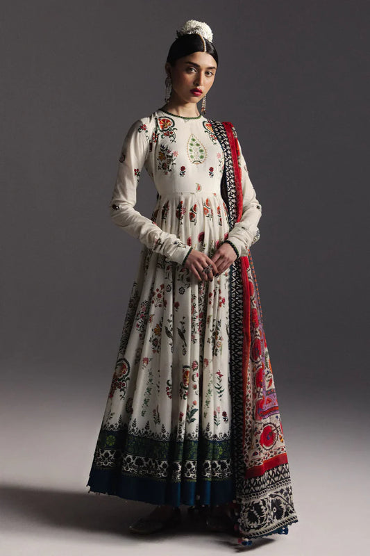 MEHRUBA-D10 | Zara Shahjahan Unstitched Anarkali’26