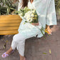 Sak Atelier Green Lawn Toby Tunic with Tulip Shalwar