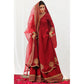 RED OPEN CUT ANARKALI OUTFIT | DYOT