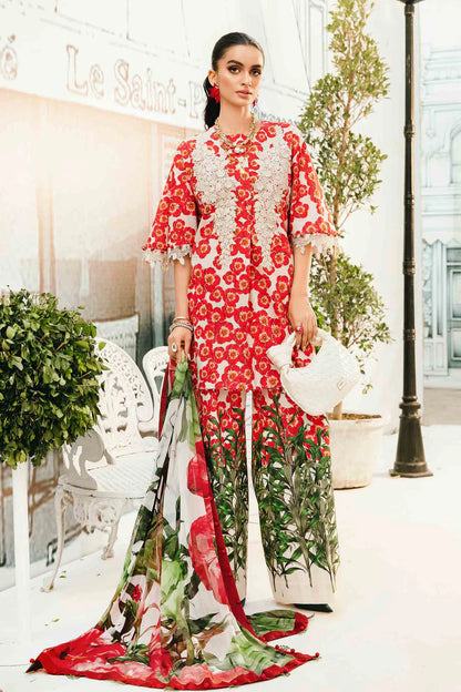 Maria.B Unstitched Mprints '25 - MPT-2606-B