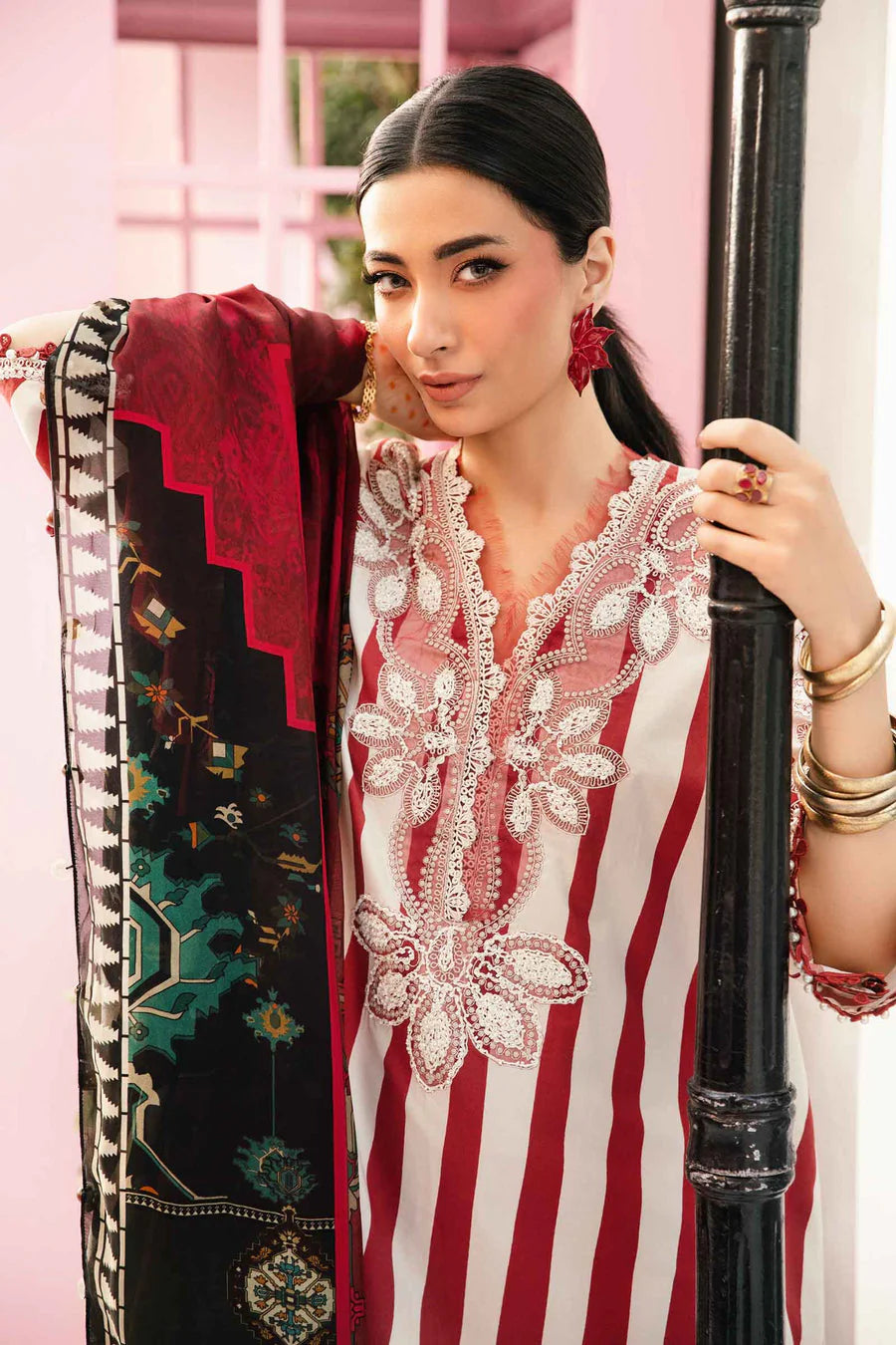 Maria.B Unstitched Mprints '25 - MPT-2609-A