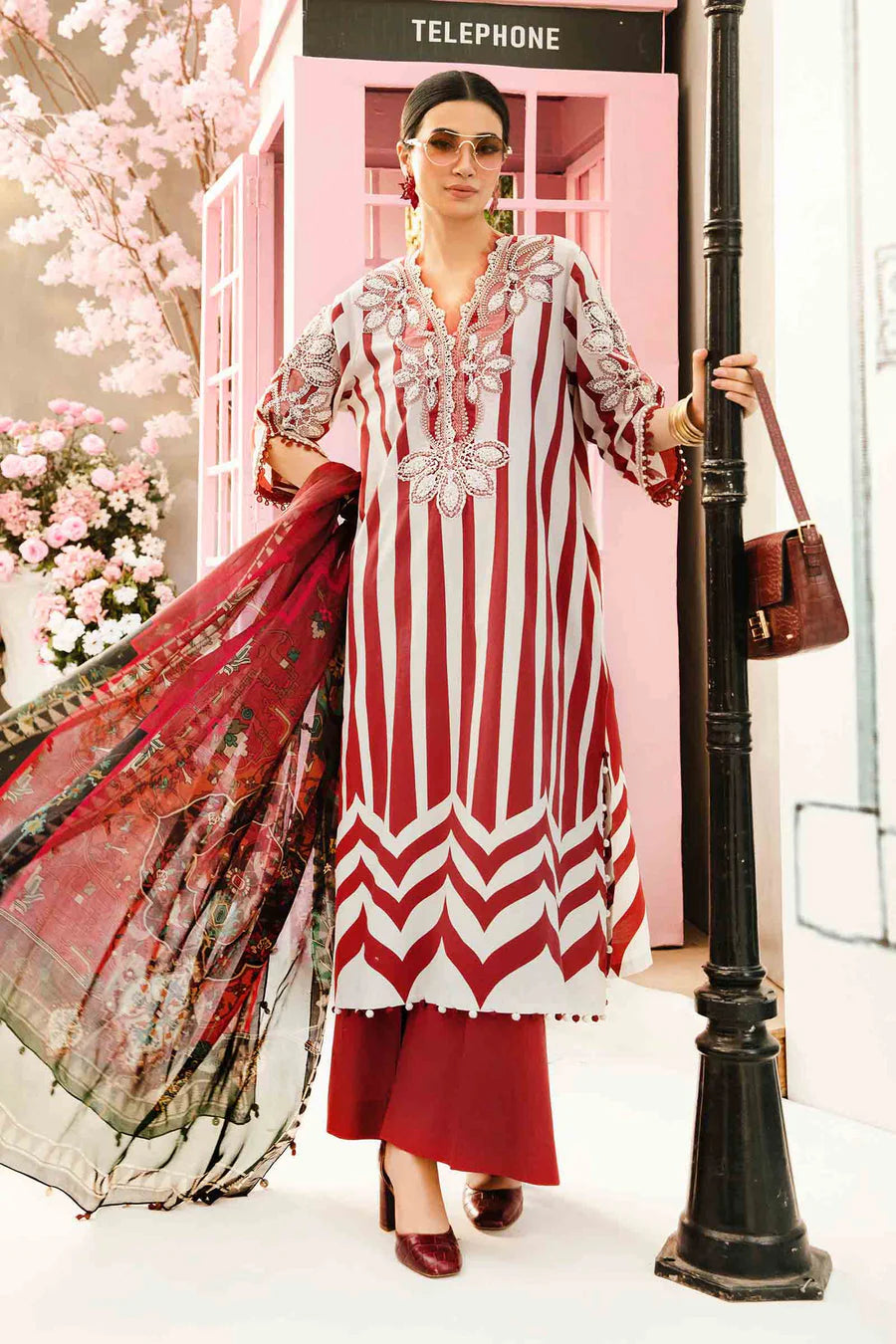 Maria.B Unstitched Mprints '25 - MPT-2609-A