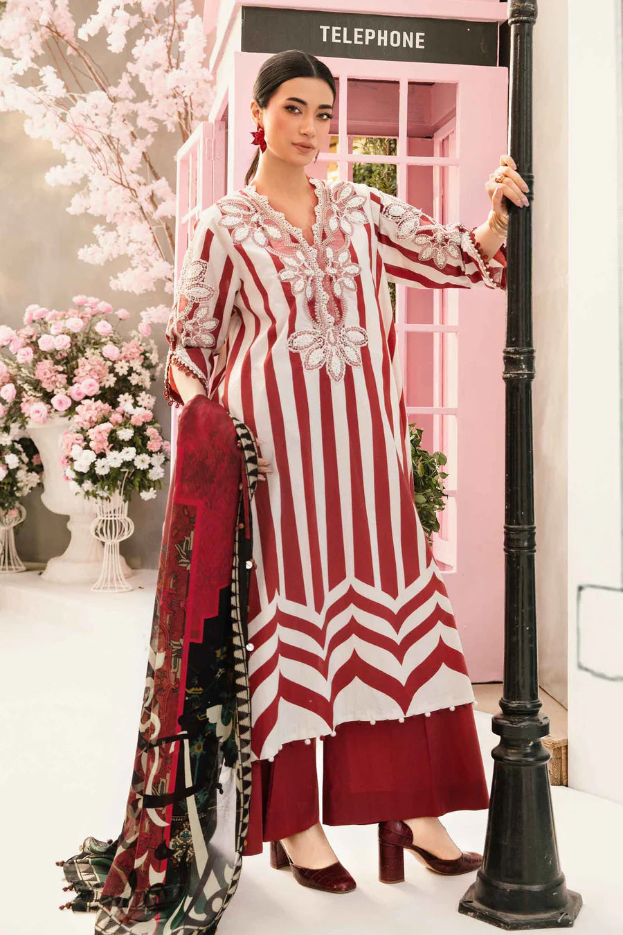 Maria.B Unstitched Mprints '25 - MPT-2609-A