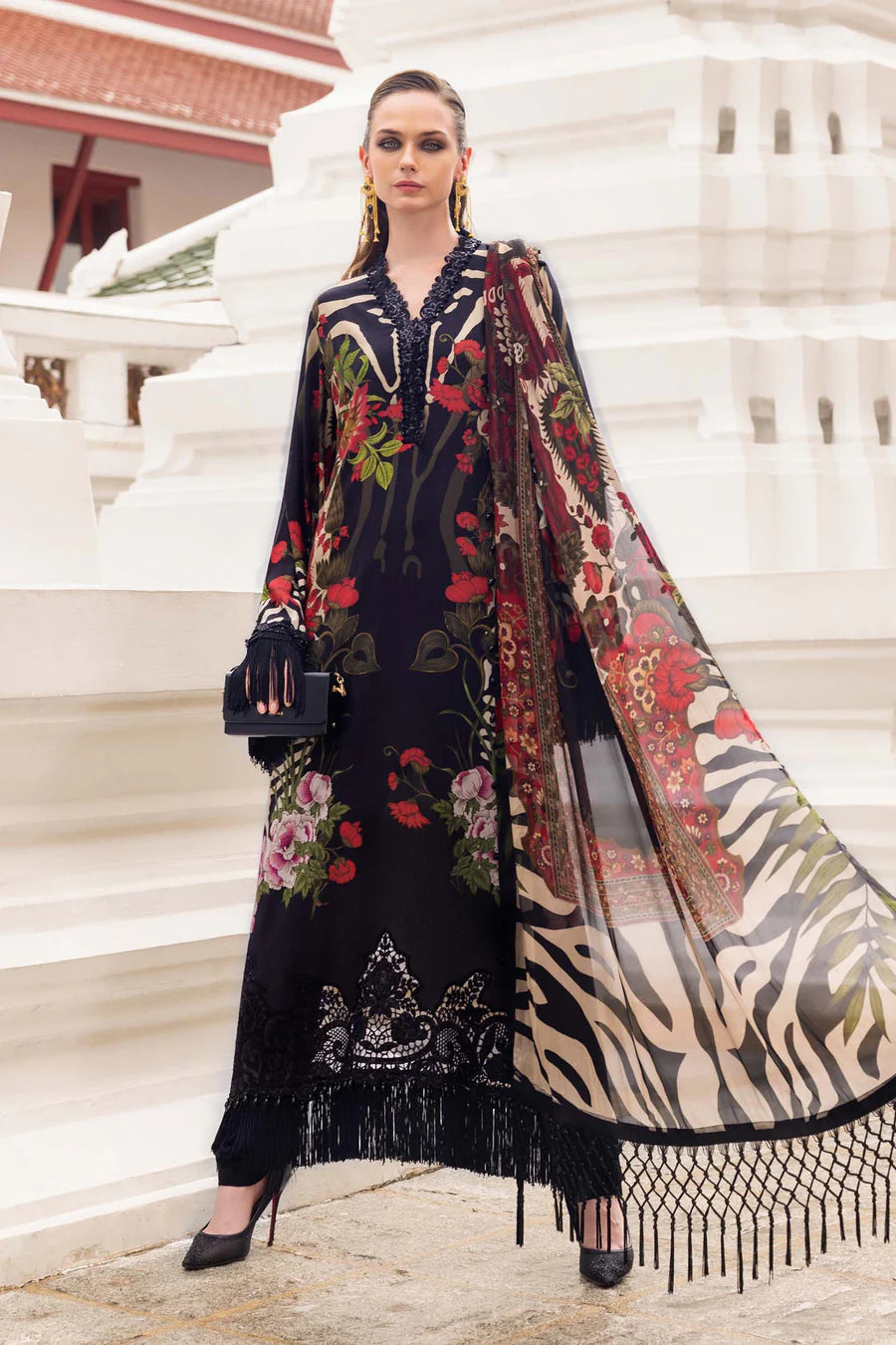 MARIA B Mprints 2025 | Winter Collection | MPT-2810-B