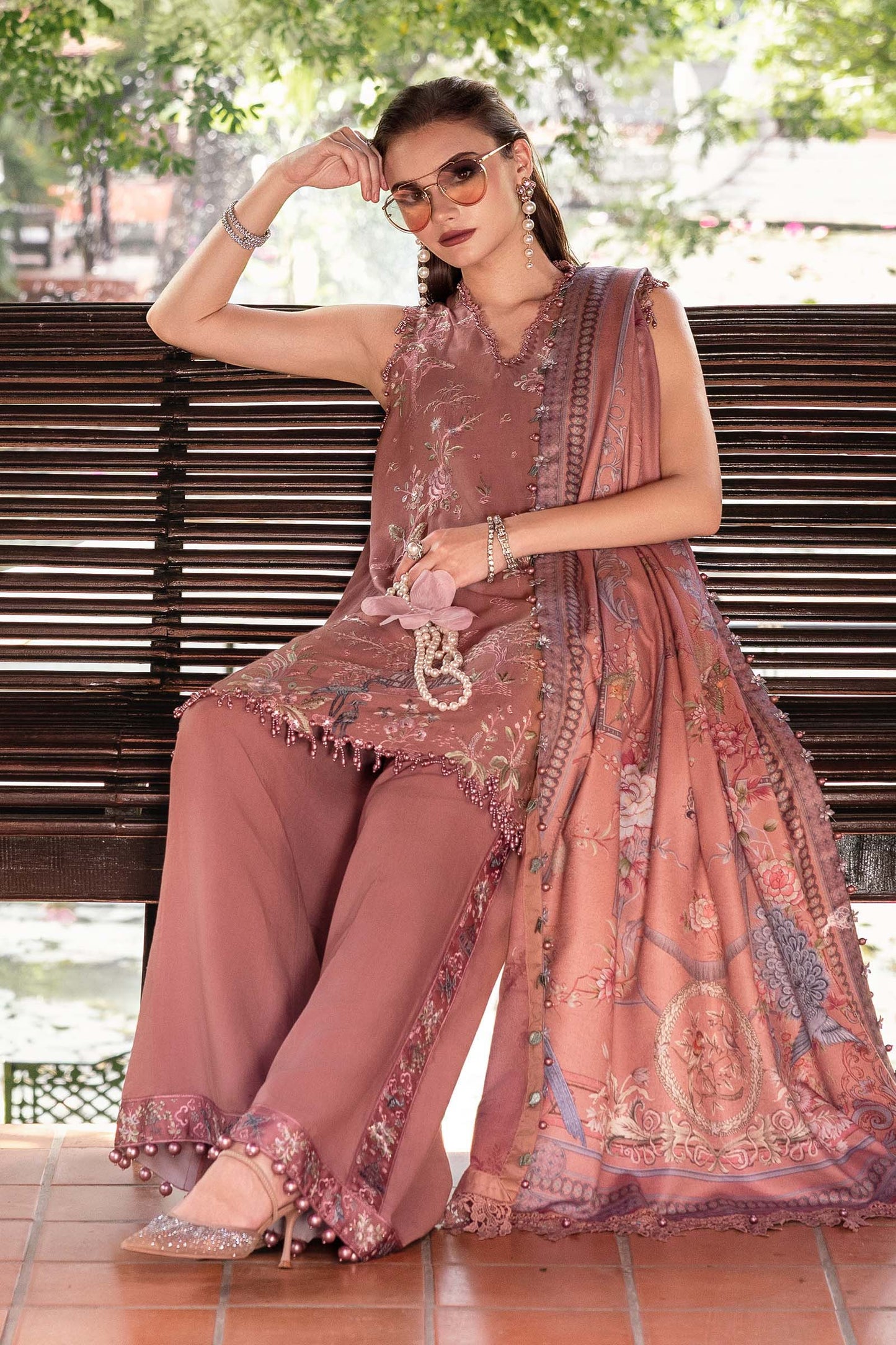 MARIA B Mprints 2025 | Winter Collection | MPT-2801-A