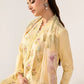 3 Piece Embroidered Lawn Suit - MPS-3001-A-Small