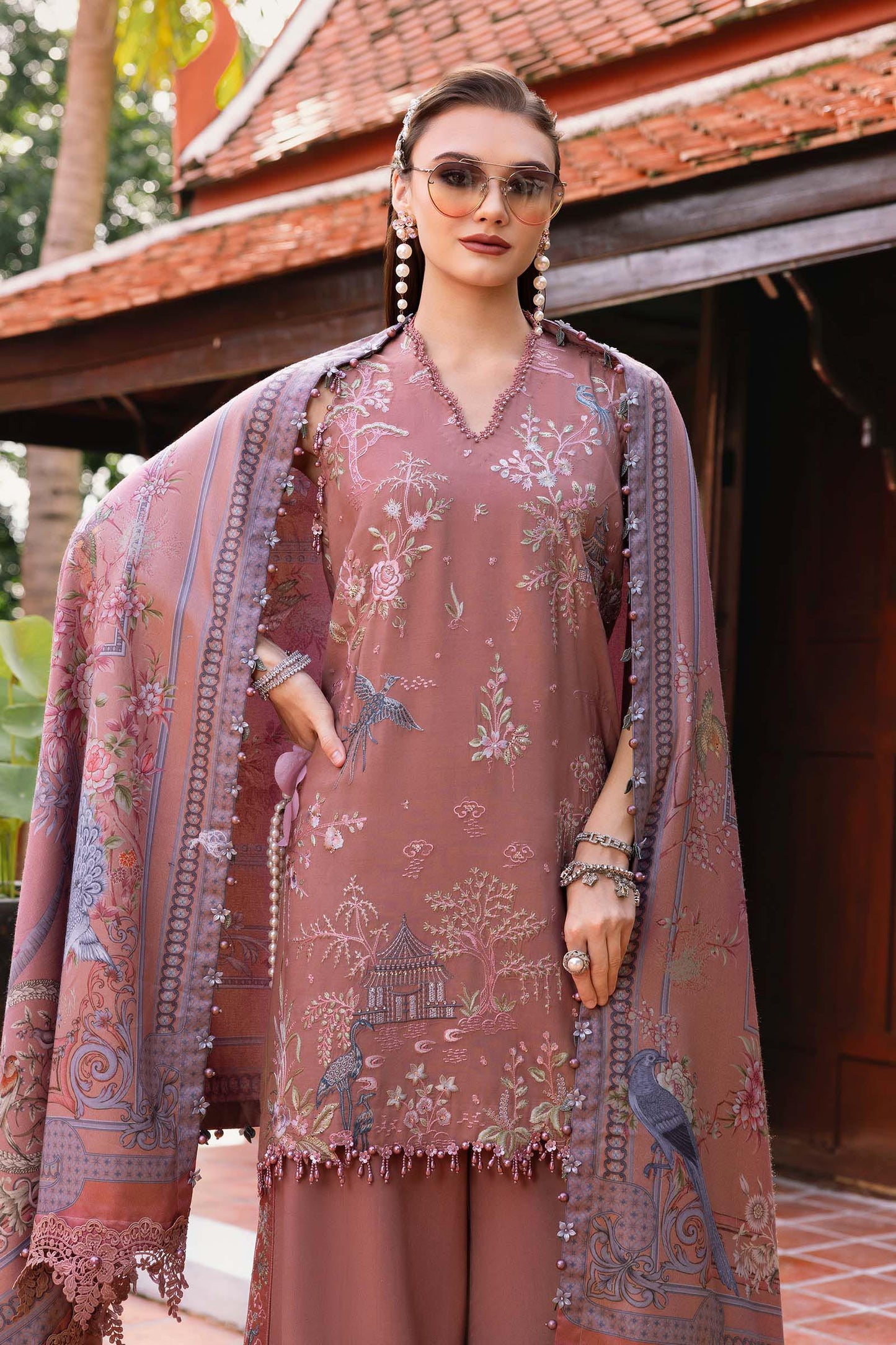 MARIA B Mprints 2025 | Winter Collection | MPT-2801-A