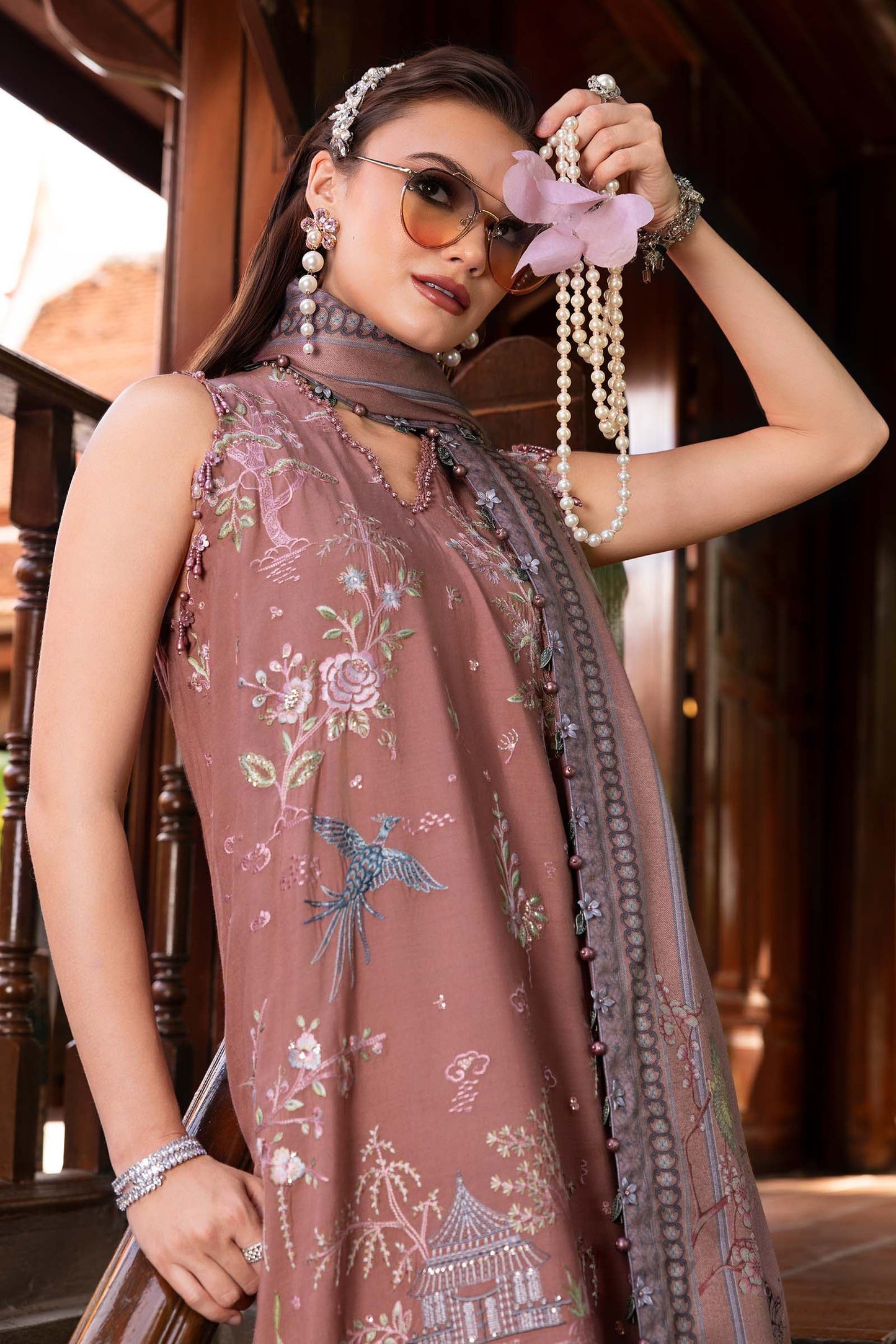 MARIA B Mprints 2025 | Winter Collection | MPT-2801-A