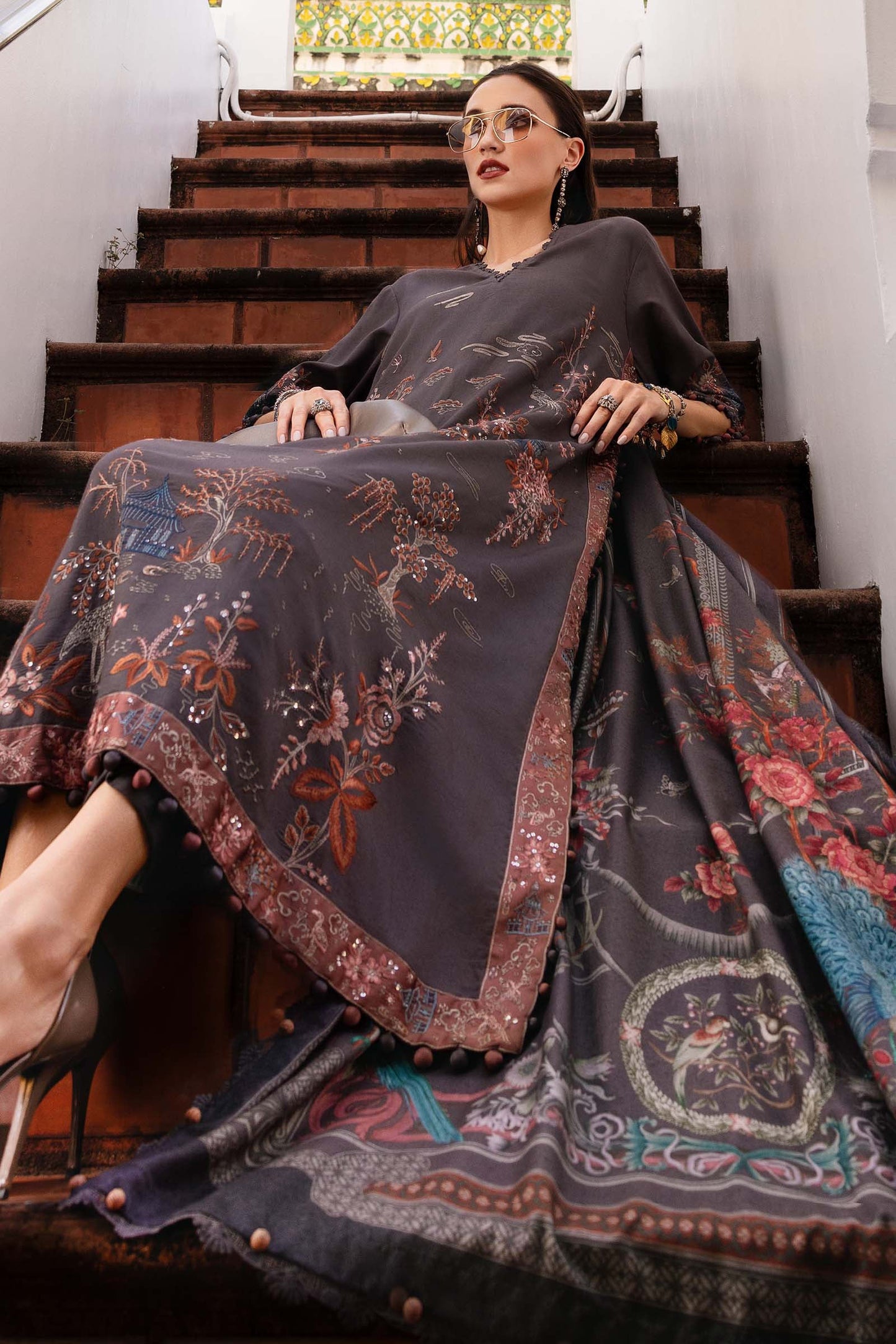 MARIA B Mprints 2025 | Winter Collection | MPT-2801-B