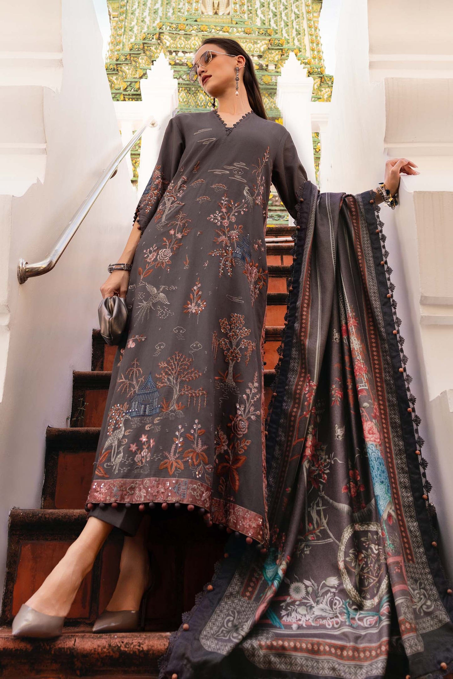 MARIA B Mprints 2025 | Winter Collection | MPT-2801-B