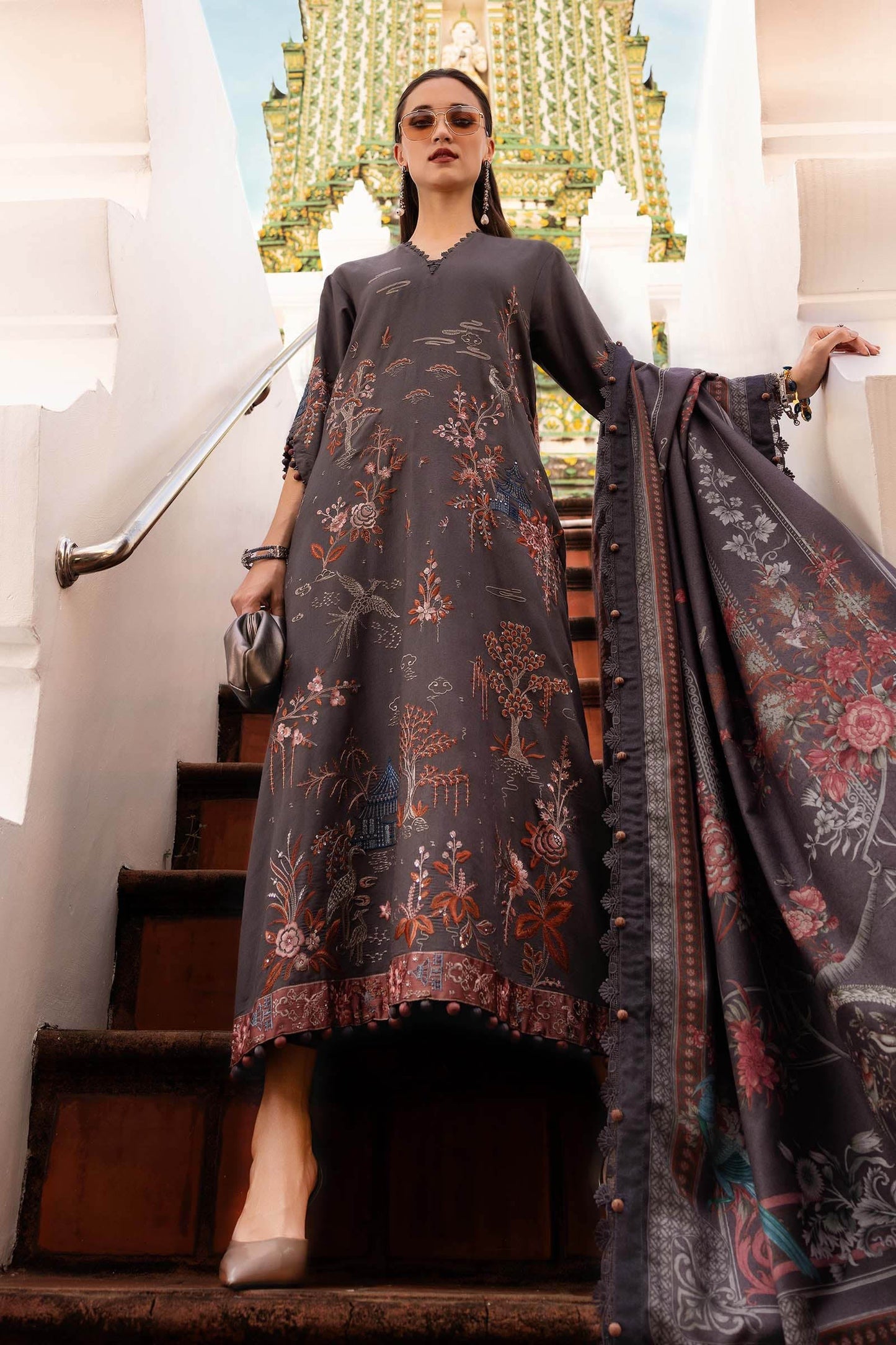 MARIA B Mprints 2025 | Winter Collection | MPT-2801-B