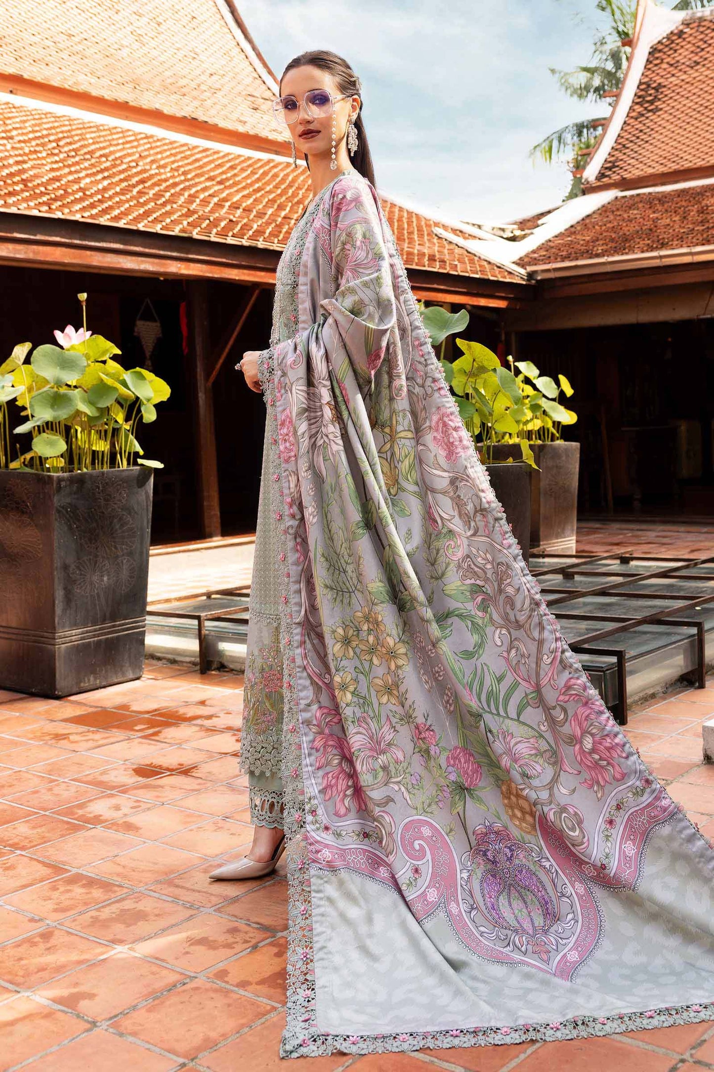 MARIA B Mprints 2025 | Winter Collection | MPT-2802-A