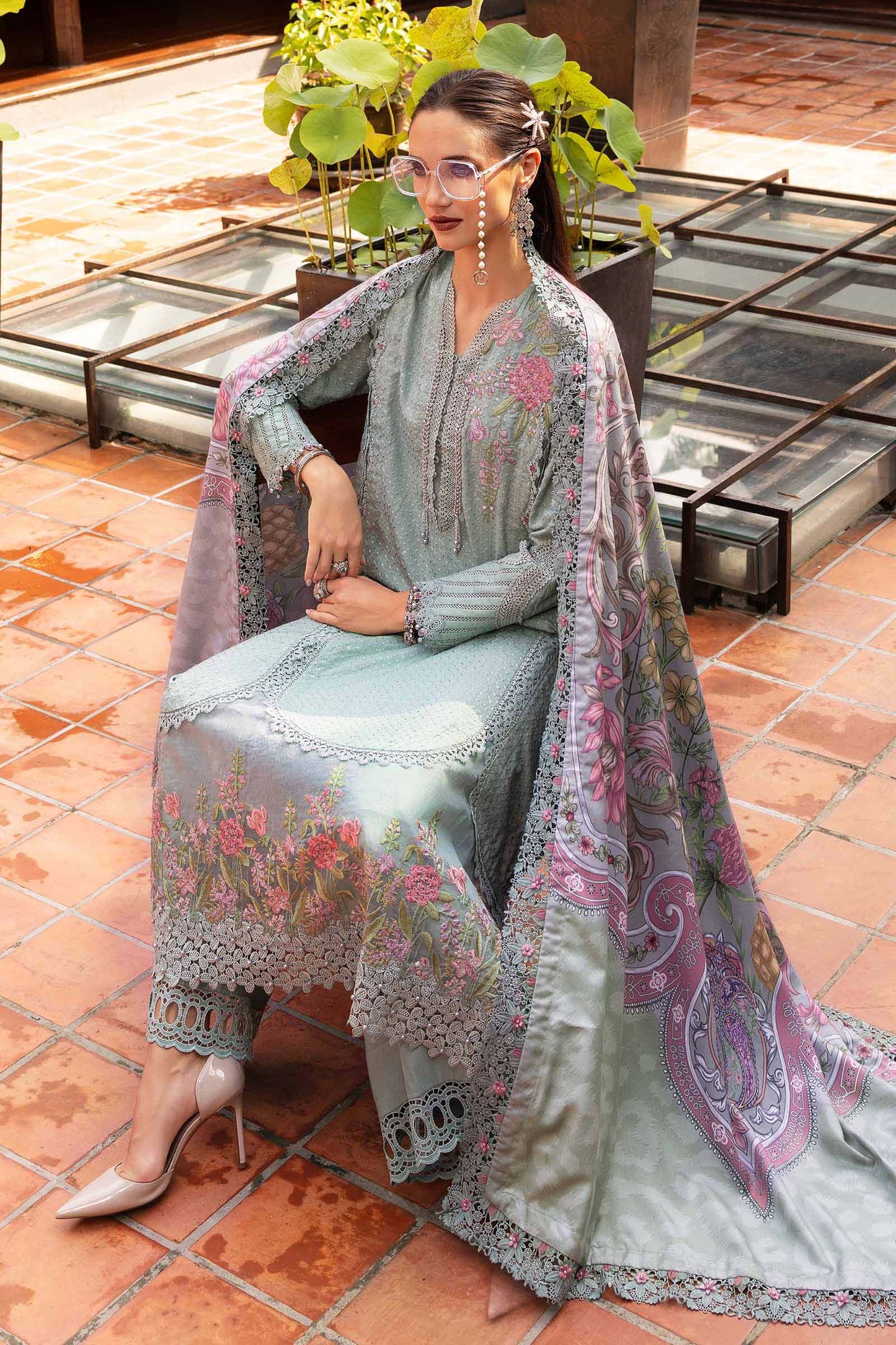 MARIA B Mprints 2025 | Winter Collection | MPT-2802-A