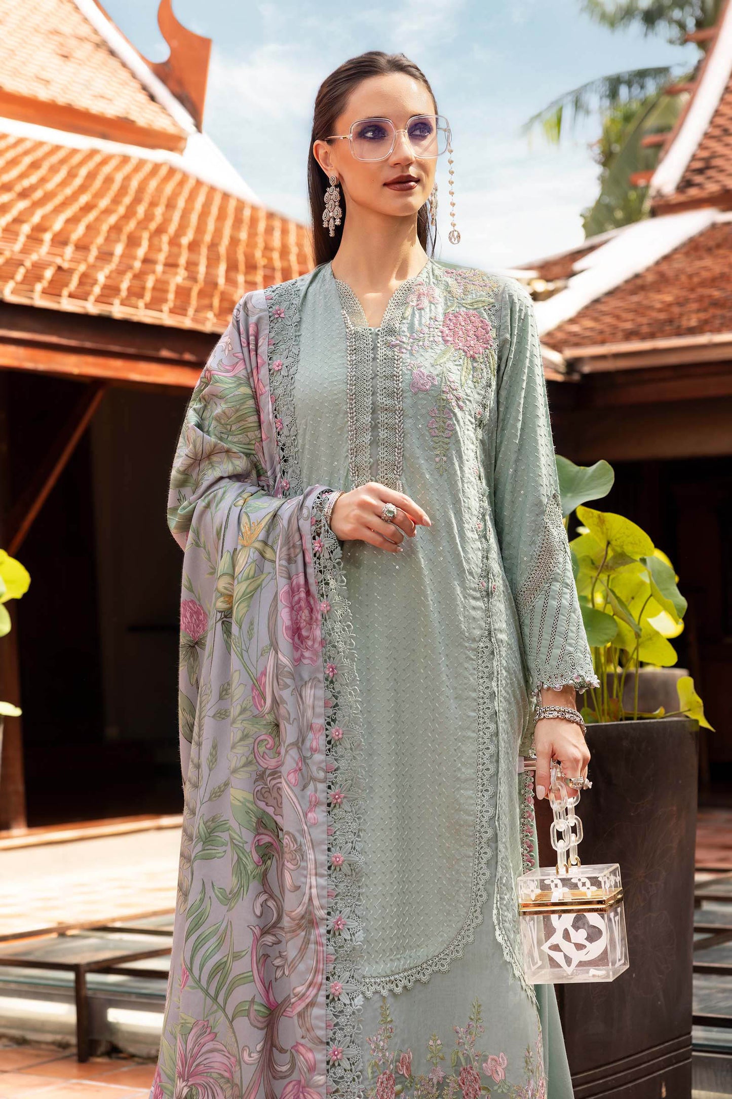 MARIA B Mprints 2025 | Winter Collection | MPT-2802-A