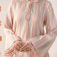 3 Piece Embroidered Jacquard Suit - MPS-3002-A-Small