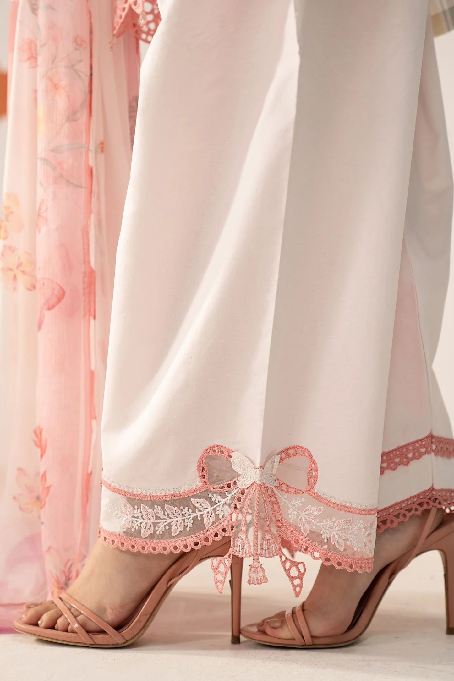 3 Piece Embroidered Jacquard Suit - MPS-3002-A-Small